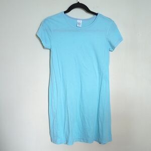 3 for $10 Bundle Sale! City Threads Blue + Pink Cotton T-Shirt Dress Girls Sz 14